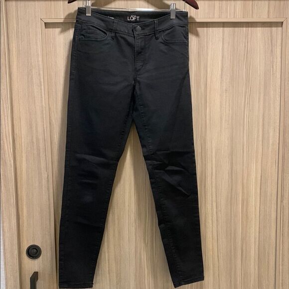 ANN TAYLOR LOFT Black Skinny Jeans Modern Fit - Picture 1 of 13